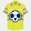 Men's High Visibility Safety Short Sleeve Work Shirt Thumbnail
