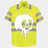 Men's High Visibility Safety Short Sleeve Work Shirt Thumbnail