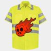 Men's High Visibility Safety Short Sleeve Work Shirt Thumbnail