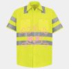 Men's High Visibility Safety Short Sleeve Work Shirt Thumbnail
