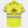 Men's High Visibility Safety Short Sleeve Work Shirt Thumbnail