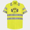 Men's High Visibility Safety Short Sleeve Work Shirt Thumbnail