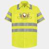 Men's High Visibility Safety Short Sleeve Work Shirt Thumbnail