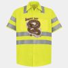 Men's High Visibility Safety Short Sleeve Work Shirt Thumbnail