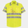 Men's High Visibility Safety Short Sleeve Work Shirt Thumbnail