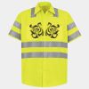 Men's High Visibility Safety Short Sleeve Work Shirt Thumbnail