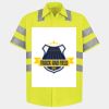 Men's High Visibility Safety Short Sleeve Work Shirt Thumbnail