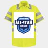 Men's High Visibility Safety Short Sleeve Work Shirt Thumbnail