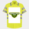 Men's High Visibility Safety Short Sleeve Work Shirt Thumbnail