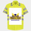 Men's High Visibility Safety Short Sleeve Work Shirt Thumbnail