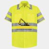 Men's High Visibility Safety Short Sleeve Work Shirt Thumbnail