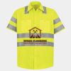 Men's High Visibility Safety Short Sleeve Work Shirt Thumbnail
