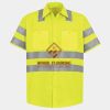 Men's High Visibility Safety Short Sleeve Work Shirt Thumbnail