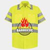 Men's High Visibility Safety Short Sleeve Work Shirt Thumbnail