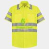 Men's High Visibility Safety Short Sleeve Work Shirt Thumbnail