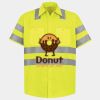 Men's High Visibility Safety Short Sleeve Work Shirt Thumbnail
