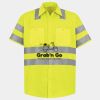 Men's High Visibility Safety Short Sleeve Work Shirt Thumbnail