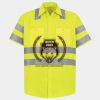 Men's High Visibility Safety Short Sleeve Work Shirt Thumbnail