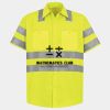Men's High Visibility Safety Short Sleeve Work Shirt Thumbnail