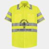 Men's High Visibility Safety Short Sleeve Work Shirt Thumbnail