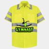 Men's High Visibility Safety Short Sleeve Work Shirt Thumbnail