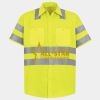 Men's High Visibility Safety Short Sleeve Work Shirt Thumbnail