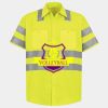 Men's High Visibility Safety Short Sleeve Work Shirt Thumbnail