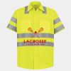 Men's High Visibility Safety Short Sleeve Work Shirt Thumbnail