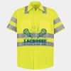 Men's High Visibility Safety Short Sleeve Work Shirt Thumbnail