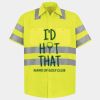 Men's High Visibility Safety Short Sleeve Work Shirt Thumbnail