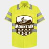 Men's High Visibility Safety Short Sleeve Work Shirt Thumbnail