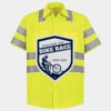 Men's High Visibility Safety Short Sleeve Work Shirt Thumbnail