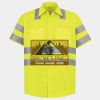 Men's High Visibility Safety Short Sleeve Work Shirt Thumbnail