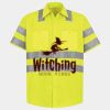 Men's High Visibility Safety Short Sleeve Work Shirt Thumbnail