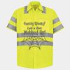 Men's High Visibility Safety Short Sleeve Work Shirt Thumbnail