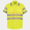 Men's High Visibility Safety Short Sleeve Work Shirt Thumbnail