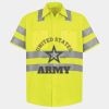 Men's High Visibility Safety Short Sleeve Work Shirt Thumbnail