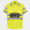 Men's High Visibility Safety Short Sleeve Work Shirt Thumbnail