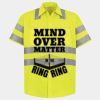 Men's High Visibility Safety Short Sleeve Work Shirt Thumbnail