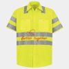 Men's High Visibility Safety Short Sleeve Work Shirt Thumbnail