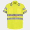 Men's High Visibility Safety Short Sleeve Work Shirt Thumbnail