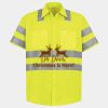 Men's High Visibility Safety Short Sleeve Work Shirt Thumbnail