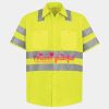 Men's High Visibility Safety Short Sleeve Work Shirt Thumbnail