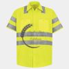 Men's High Visibility Safety Short Sleeve Work Shirt Thumbnail