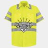 Men's High Visibility Safety Short Sleeve Work Shirt Thumbnail