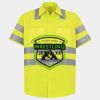 Men's High Visibility Safety Short Sleeve Work Shirt Thumbnail