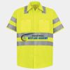 Men's High Visibility Safety Short Sleeve Work Shirt Thumbnail