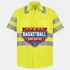 Men's High Visibility Safety Short Sleeve Work Shirt Thumbnail