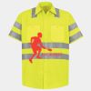 Men's High Visibility Safety Short Sleeve Work Shirt Thumbnail