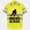 Men's High Visibility Safety Short Sleeve Work Shirt Thumbnail